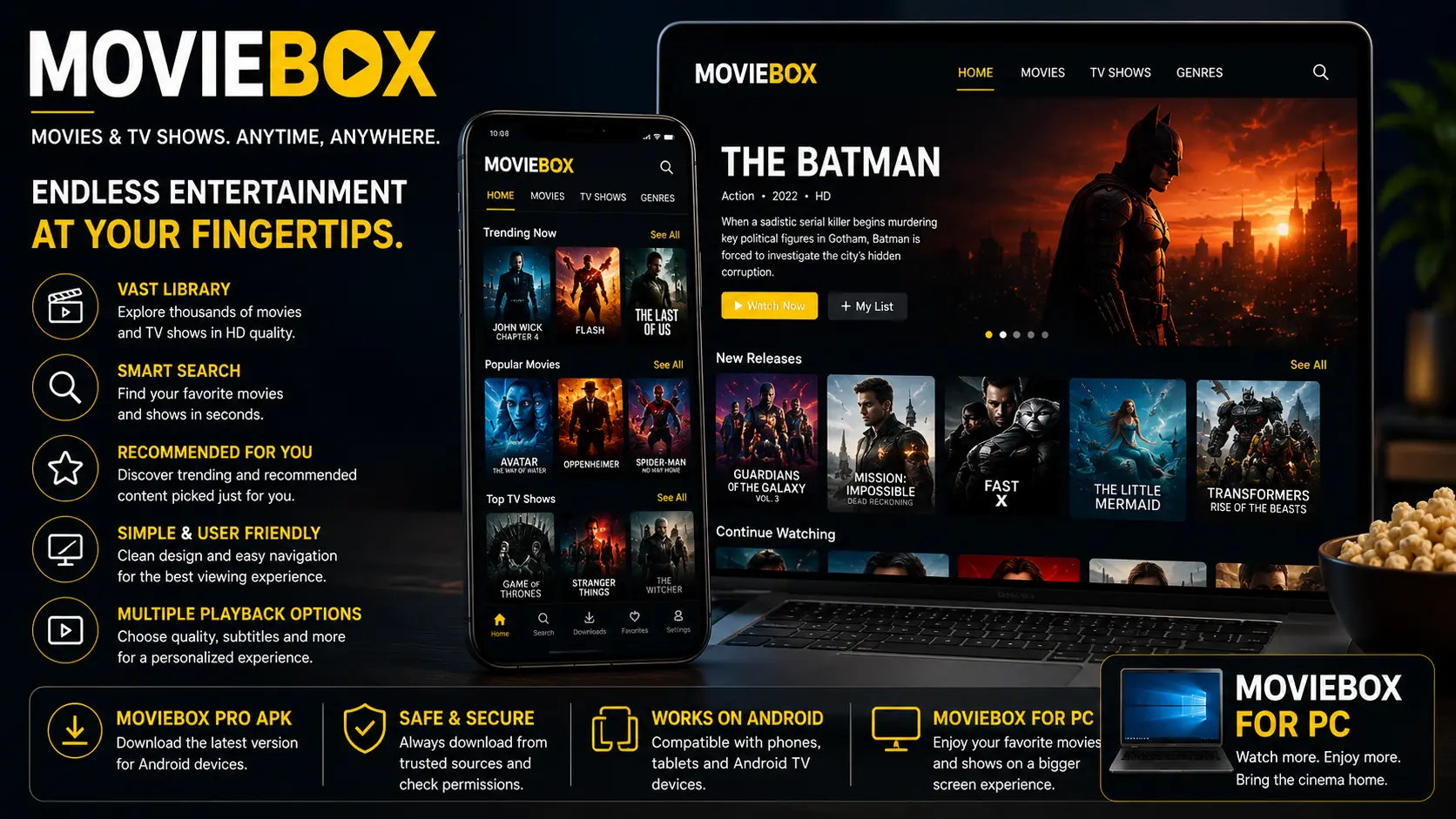 MovieBox for PC: Compatibility and Features Explained