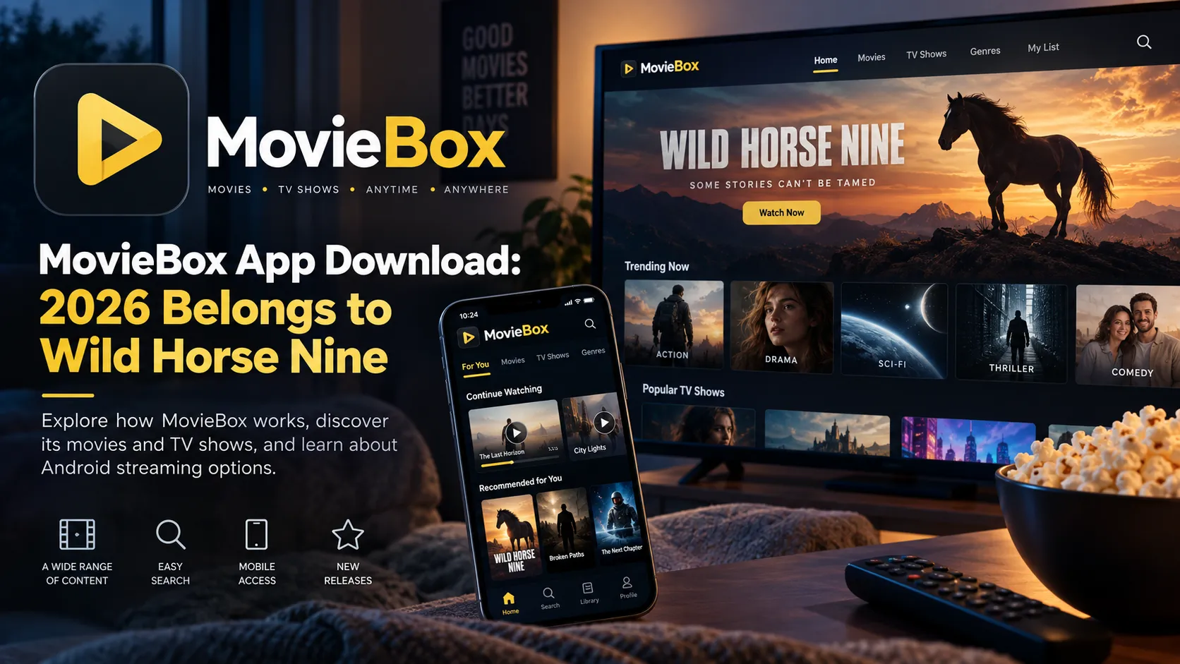 MovieBox App Download: 2026 Belongs to Wild Horse Nine